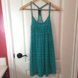 Striped Turquoise Dress